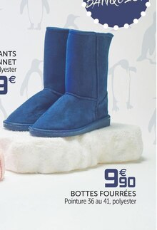 Bottes fourrées - Gifi à Palaiseau Bottes fourrées en promo chez Gifi Palaiseau à 9,90 €