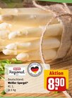 Weißer Spargel Angebote von REWE Regional bei REWE Bad Salzuflen für 8,90 €