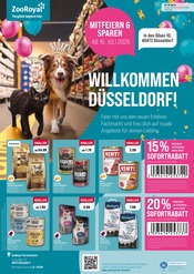 Katzenfutter im ZooRoyal Prospekt in Düsseldorf Aktueller ZooRoyal Prospekt mit Katzenfutter, "WILLKOMMEN DÜSSELDORF!", Seite 1
