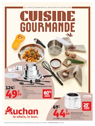 Prospectus Supermarchés Auchan Hypermarché en cours, CUISINE GOURMANDE, 44 pages, 22/09/2026 - 04/10/2026 Catalogue Supermarchés Auchan Hypermarché en cours à Saint-Just-sur-Loire et alentours, CUISINE GOURMANDE, 44 pages, 22/09/2026 - 04/10/2026
