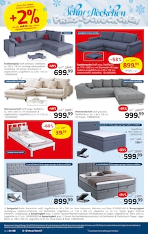 Bett im ROLLER Prospekt "Schneeflöckchen Preis-Schöckchen" mit 16 Seiten (Heidelberg)