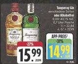 Sevilla Angebote von Tanqueray bei E center Bamberg für 14,99 €