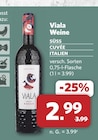 Weine Süß Cuvée Italien von Viala für 2,99 € bei combi im Angebot Weine Süß Cuvée Italien von Viala im aktuellen combi Prospekt