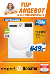 expert Schäfer Elektromarkt Prospekt der aktuellen Woche mit 1 Seite, gültig von 23.10.2024 bis 29.10.2024, in Elz und Umgebung Aktueller expert Schäfer Elektromarkt Prospekt in Elz und Umgebung, "TOP ANGEBOTE IN DER NACHBARRSCHAFT" mit 1 Seite, 23.10.2024 - 29.10.2024