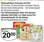 Adventskalender 2026 im Angebot bei GLOBUS in Trier Adventskalender 2026 Angebote von Pixi bei GLOBUS Trier für 20,00 €