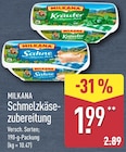 Schmelzkäsezubereitung von MILKANA für 1,99 € bei ALDI Nord im Angebot Schmelzkäsezubereitung von MILKANA im aktuellen ALDI Nord Prospekt