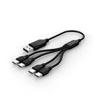 Lot de 4 piles lithium rechargeables AAA LR03 1,5 V avec câble USB-C POWER+ en promo chez Brico Dépôt Asnières-sur-Seine à 19,90 €
