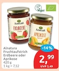 Fruchtaufstrich Erdbeere von Alnatura für 2,99 € bei budni im Angebot Fruchtaufstrich Erdbeere von Alnatura im aktuellen budni Prospekt