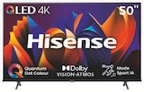 Téléviseur 50" QLED 4K - HISENSE en promo chez Hyper U Saintes à 299,00 €