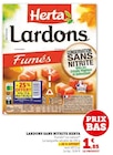 Lardons sans nitrite - HERTA en promo chez U Express Lardons sans nitrite - HERTA dans le catalogue U Express