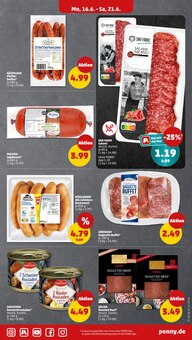 Fleisch im Penny Prospekt "Wer günstig will, muss Penny." mit 47 Seiten (München)