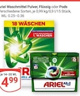 Waschmittel Pulver, Flüssig oder Pods im Angebot bei GLOBUS in Erfurt Waschmittel Pulver, Flüssig oder Pods Angebote von Ariel bei GLOBUS Erfurt für 4,99 €