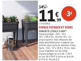 Espace potager et serre à 11,99 € dans le catalogue E.Leclerc