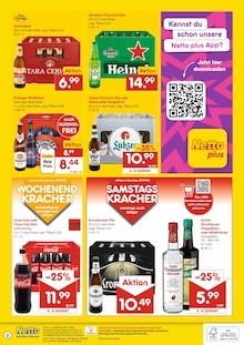 Erdinger im Netto Marken-Discount Prospekt "DER ORT, AN DEM DU IMMER AUSGEZEICHNETE PREISE FINDEST." mit 2 Seiten (Dresden)