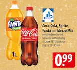 Aktuelles Coca-Cola, Sprite, Fanta oder Mezzo Mix Angebot bei famila Nordost in Stralsund ab 0,99 €