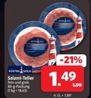 Salami-Teller im Angebot bei nah&frisch in Rheda-Wiedenbrück Salami-Teller Angebote von KÜSTEN GOLD bei nah&frisch Rheda-Wiedenbrück für 1,49 €