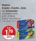 Kräuter im V-Markt Prospekt Kräuter-, Früchte-, Grün- oder Schwarztee von Meßmer im aktuellen V-Markt Prospekt für 1,79 €