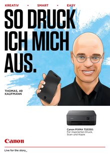 Canon, SO DRUCK ICH MICH AUS. für Berlin