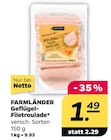 Aktuelles Geflügel-Filetroulade Angebot bei Netto mit dem Scottie in Dresden ab 1,49 €