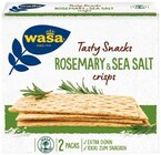 Tasty Snacks Crisps oder Tasty Snacks Rounds von Wasa im aktuellen REWE Prospekt