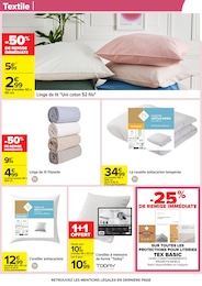Prix et réduction Literie dans le prospectus Carrefour en cours Offre Literie dans le catalogue Carrefour du moment à la page 72