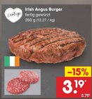 Hamburger im Netto Marken-Discount Prospekt Irish Angus Burger im aktuellen Netto Marken-Discount Prospekt für 3,19 €