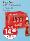 Coca Cola Angebote von Coca Cola bei V-Markt Marktoberdorf für 14,99 €
