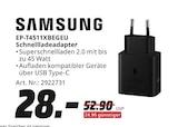 EP-T4511XBEGEU Schnellladeadapter Angebote von SAMSUNG bei MediaMarkt Saturn Gifhorn für 28,00 €