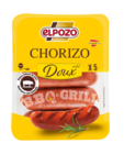 Chorizo barbecue - ELPOZO en promo chez Carrefour Aubervilliers à 4,15 €