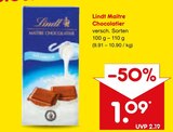 Maitre Chocolatier von Lindt im aktuellen Netto Marken-Discount Prospekt für 1,09 €