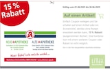 LINDA - 15 % Rabatt Angebot im Prospekt 15 % Rabatt bei LINDA im Prospekt "" für