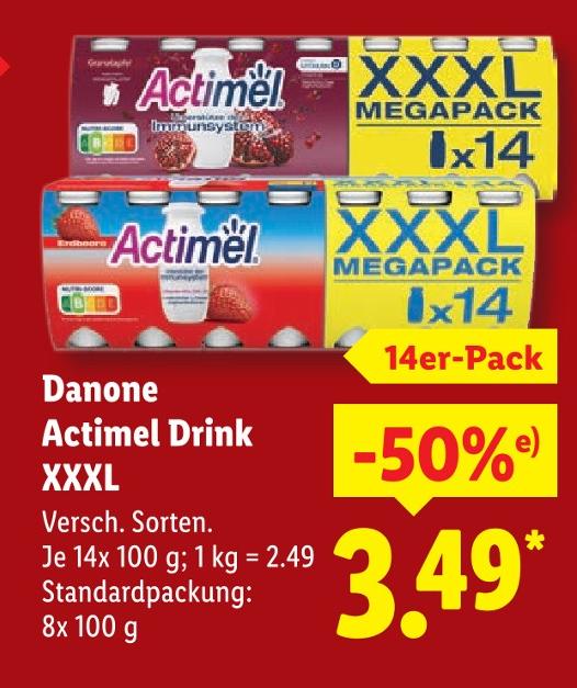 Actimel Drink XXXL