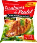 Auchan Supermarché Auneau - Promo ESCALOPES DE POULET CRUES MARINÉES NATURE SURGELÉES Promo ESCALOPES DE POULET CRUES MARINÉES NATURE SURGELÉES à 8,50 € dans le catalogue Auchan Supermarché à Auneau