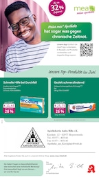 Aktueller mea - meine apotheke Apotheken Prospekt für Wittichenau: Unsere Juni-Angebote mit 4} Seiten, 01.06.2026 - 30.06.2026