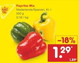 Paprika-Mix bei Netto Marken-Discount im Riegelsberg Prospekt für 1,29 €