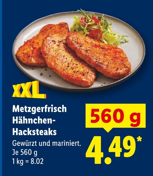 Metzgerfrisch Hähnchen-Hacksteaks