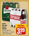 Pils Angebote von Tyskie bei REWE Lüdenscheid für 3,99 €