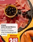 Jamon Serrano Reserva im Angebot bei REWE in Lünen Jamon Serrano Reserva Angebote von Artysan bei REWE Lünen für 2,49 €