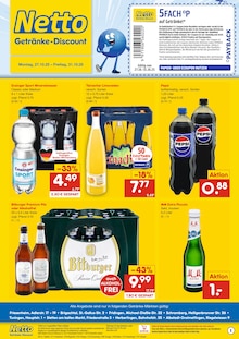 Netto Marken-Discount Prospekt DER ORT, AN DEM DU IMMER AUSGEZEICHNETE PREISE FINDEST. mit 2 Seiten