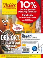 Aktueller Netto Marken-Discount Discounter Prospekt in Stralsund und Umgebung, "10% auf das gesamte Mehrweg-Sortiment" mit 4 Seiten, 27.01.2025 - 01.02.2025