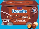 Crème au chocolat avec billes 3 chocos - DANETTE POP dans le catalogue Intermarché Super