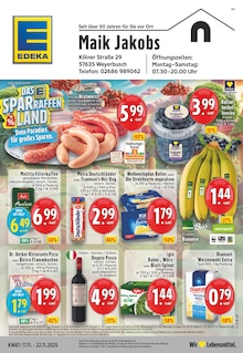 Aktueller EDEKA Prospekt (Werkhausen, 24 Seiten zum blättern EDEKA Prospekt Aktuelle Angebote mit 24 Seiten
