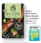 Vegan Bacon Klassik Angebote von Billie Green bei EDEKA Pirmasens für 1,59 €