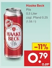 Pils Angebote von Haake Beck bei Netto Marken-Discount Bremen für 0,79 €