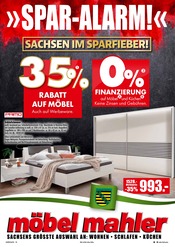 Aktueller Möbel Mahler Siebenlehn Prospekt mit Schlafzimmer, "»SPAR-ALARM!«", Seite 1