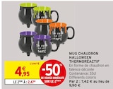 Mug Chaudron Halloween Thermoréactif - Intermarché Super Mug Chaudron Halloween Thermoréactif à 2,47 € dans le catalogue Intermarché Super