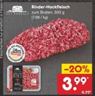 Rinder-Hackfleisch Angebote von Gut Ponholz bei Netto Marken-Discount Schwabach für 3,99 €