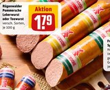 Aktuelles Pommersche Leberwurst Angebot bei REWE in Mülheim (Ruhr) ab 1,79 €