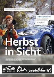 Volkswagen Prospekt für Herzberg: Herbst in Sicht, 1 Seite, 01.09.2023 - 30.11.2023