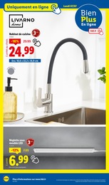 Prix et réduction Robinet dans le prospectus Lidl en cours Offre Robinet dans le catalogue Lidl du moment à la page 68
